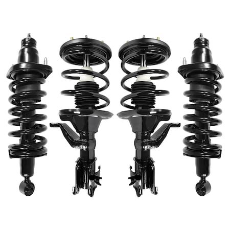 Unity 4-11631-15381-001 Front and Rear Complete Strut Assembly Kit 4-11631-15381-001